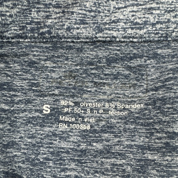 Peter Millar Sydney Stretch Pullover Men S Blue Heather 1/4 Zip Long Sleeve Golf - Picture 5 of 7